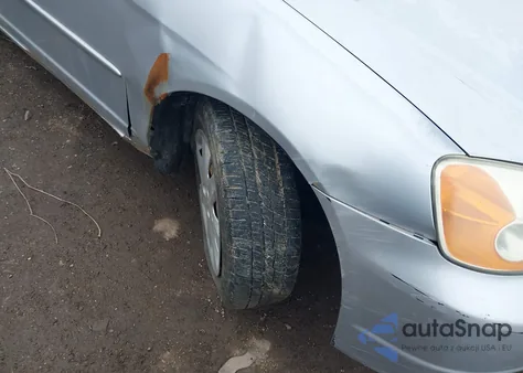 2003 Honda Civic Ex z USA, uszkodzony, nr VIN 2HGES26763H507907